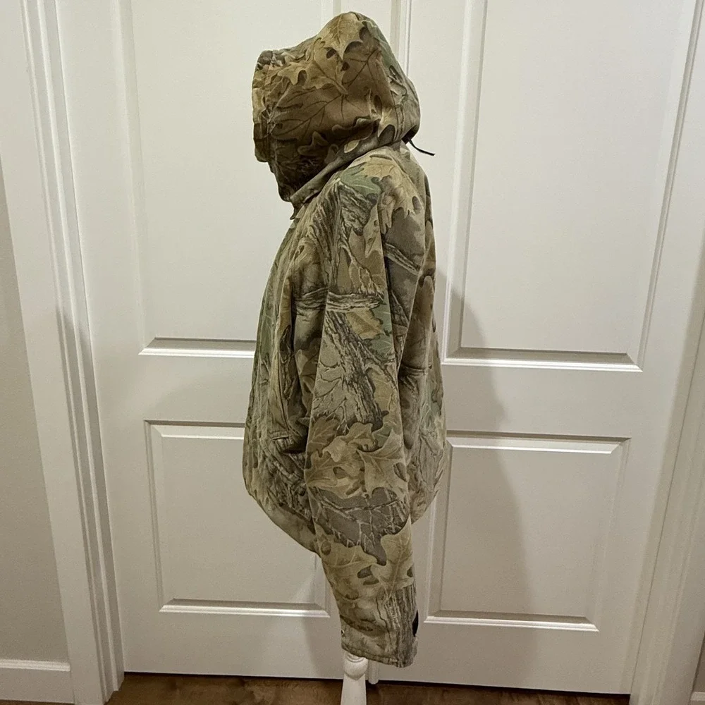 Vintage 90s Johnson Sympatex Hunting Jacket Advantage Camo‎ Made in USA Mens M